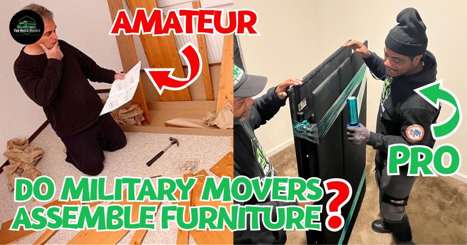 Do Military Movers Assemble Furniture?